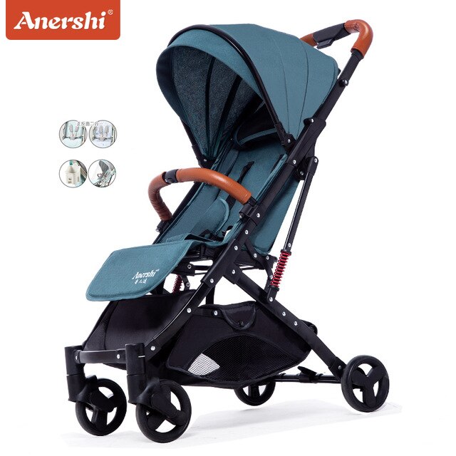 anershi baby stroller Anershi baby stroller folding portable trolley baby stroller ultra lig – HimalayanSpices