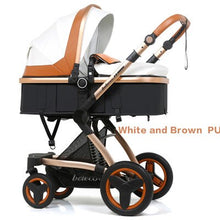 Newborn 3 in 1 Baby Stroller High-view Luxury Carriage Portable Baby Pushchair Baby Pram Baby Comfort Two-way Baby Carriage