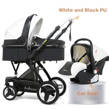 Newborn 3 in 1 Baby Stroller High-view Luxury Carriage Portable Baby Pushchair Baby Pram Baby Comfort Two-way Baby Carriage