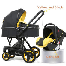 Newborn 3 in 1 Baby Stroller High-view Luxury Carriage Portable Baby Pushchair Baby Pram Baby Comfort Two-way Baby Carriage