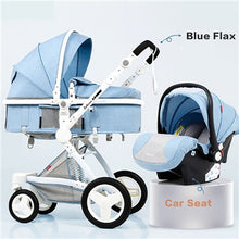 Newborn 3 in 1 Baby Stroller High-view Luxury Carriage Portable Baby Pushchair Baby Pram Baby Comfort Two-way Baby Carriage