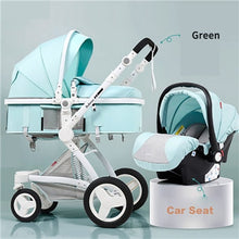 Newborn 3 in 1 Baby Stroller High-view Luxury Carriage Portable Baby Pushchair Baby Pram Baby Comfort Two-way Baby Carriage