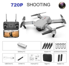 LSRC new RC drone E525 WIFI FPV and wide-angle high-definition 4K dual camera height keep foldable quadrotor dron gift toy