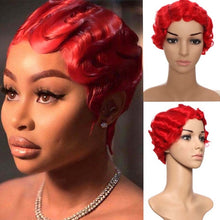 HOUYAN 6Inches Long Afro Kinky Curly Wigs for Black Blonde Mixed Brown Heat Resistant Hair