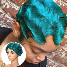 HOUYAN 6Inches Long Afro Kinky Curly Wigs for Black Blonde Mixed Brown Heat Resistant Hair