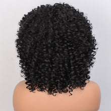I's a wig Short Synthetic Wigs Afro Kinky Curly Wig for Women 10 Colors Available Black Natural Afro High Temperature Hair
