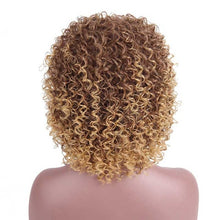 I's a wig Short Synthetic Wigs Afro Kinky Curly Wig for Women 10 Colors Available Black Natural Afro High Temperature Hair