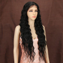 Lace Front Wigs Deep Wave Middle Part Ombre Blonde Brown 6 Colors Available 30 Inches Lace Front Synthetic Wigs For Women Bella