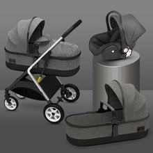 baby stroller four wheel trolley 2 in 1/ 3 in 1 High landscape folding portable trolley two way baby stroller  baby car