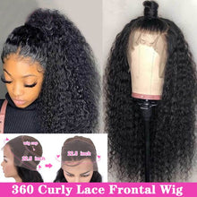 Lace Front Human Hair Wigs 13*4 Brazilian Kinky Curly Human Hair Wig PrePlucked with Baby Hair Curly Lace Front Wig U Part Wig