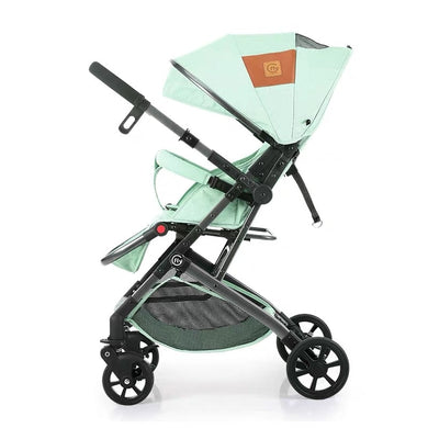Ultra-light Portable Folding Stroller Two-way Can Sit Reclining Four-Wheel Shock Absorber Baby Stroller Reversing Mini Pocket