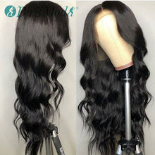 Cheap Synthetic Lace Front Wigs for Black Women PerisModa Black Color Body Wave Wigs for Daily Use Heat Resistant Synthetic Wigs