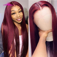 Transparent 28 30 inch Brazilian Straight Human Hair Wigs Orange Ginger Lace Frontal Wigs 13x4 /13x6 Remy Hair Wigs Pre Plucked
