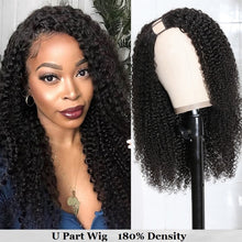 Lace Front Human Hair Wigs 13*4 Brazilian Kinky Curly Human Hair Wig PrePlucked with Baby Hair Curly Lace Front Wig U Part Wig