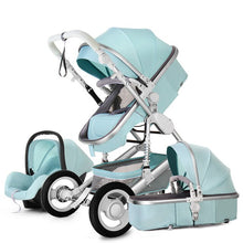 High Landscape Baby Stroller 3 in 1 Hot Mom Stroller Luxury Travel Pram Carriage Basket Baby Car Seat and Stroller Carrito Bebe