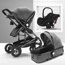 High Landscape Baby Stroller 3 in 1 Hot Mom Stroller Luxury Travel Pram Carriage Basket Baby Car Seat and Stroller Carrito Bebe