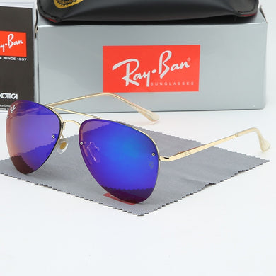 Retro RayBan RB3172 Design Pilot Women Men Sunglasses UV400 Aviation Brand Mirror Male Oculos Vintage Man Sun Glasses