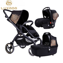 luxmom baby carriage 2020 new 2-in-1 3-in-1 Two-way adjustment  lightweight folding stroller