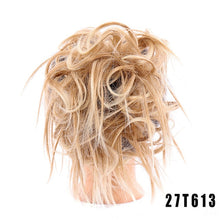 LUPU Synthetic Chignon Messy Scrunchie Elastic Band Hair Bun Straight Updo Hairpiece High Temperture Fiber Natural Fake Hair