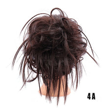 LUPU Synthetic Chignon Messy Scrunchie Elastic Band Hair Bun Straight Updo Hairpiece High Temperture Fiber Natural Fake Hair