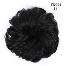 LUPU Synthetic Chignon Messy Scrunchie Elastic Band Hair Bun Straight Updo Hairpiece High Temperture Fiber Natural Fake Hair