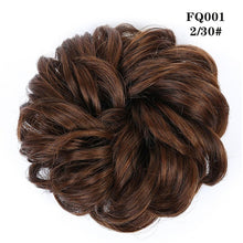 LUPU Synthetic Chignon Messy Scrunchie Elastic Band Hair Bun Straight Updo Hairpiece High Temperture Fiber Natural Fake Hair