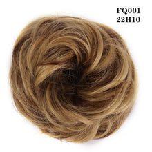 LUPU Synthetic Chignon Messy Scrunchie Elastic Band Hair Bun Straight Updo Hairpiece High Temperture Fiber Natural Fake Hair