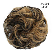 LUPU Synthetic Chignon Messy Scrunchie Elastic Band Hair Bun Straight Updo Hairpiece High Temperture Fiber Natural Fake Hair