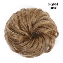 LUPU Synthetic Chignon Messy Scrunchie Elastic Band Hair Bun Straight Updo Hairpiece High Temperture Fiber Natural Fake Hair