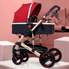 Adjustable Lightweight Luxury Baby Stroller 3 in 1 Portable High Landscape Reversible Stroller Hot Mom Pink Stroller Travel Pram