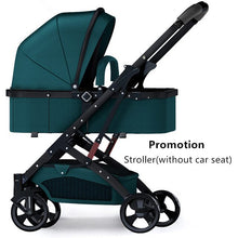 High Landscape Baby Stroller 3 in 1 With Car Seat Pink Stroller Luxury Travel Pram Car seat and Stroller Baby Carrier Pushchair