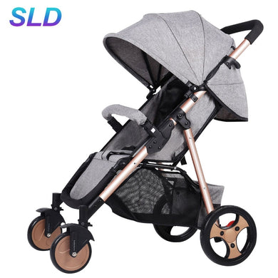 SLD Baby Stroller Lightweight Stroller Foldable With Gift Convenient Travel Carrying Russia Free Mail