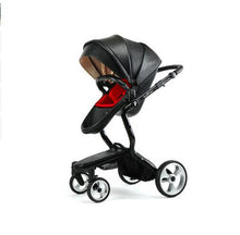 Foofoo Baby stroller High landscape baby trolley leather