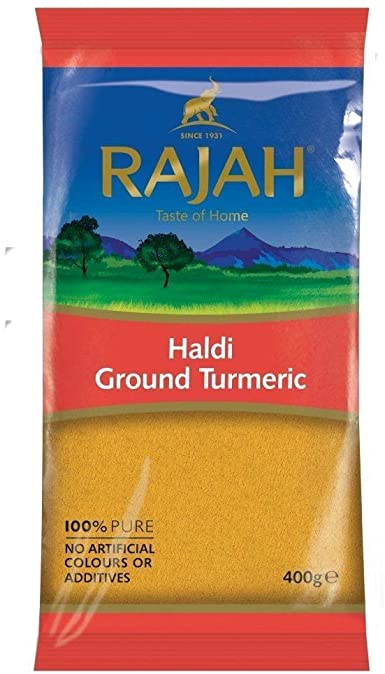 Rajah Ground Turmeric Powder  Haldi 400g