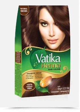 Dabur Vatika Natural Henna Colour Natural brown Hair Colour Powder-100% AMMONIA FREE