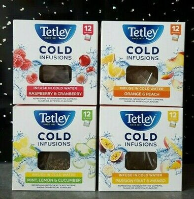 Tetley 12 Cold Infusions  : Select Flavour