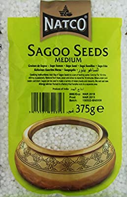 Natco Sago Seeds Medium 375g Sago Pearl , Sabudana