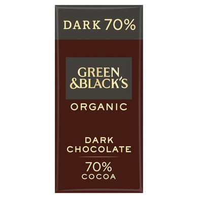 Green & Blacks Organic Dark 70% Chocolate 90G