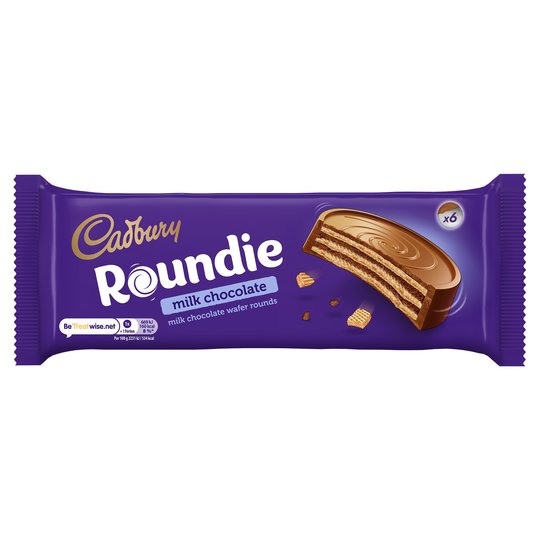 Cadbury Roundie Milk Chocolate Biscuit 180G