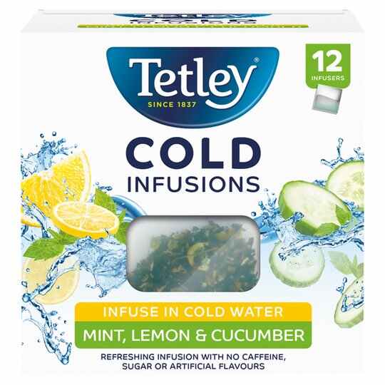 Tetley 12 Cold Infusions Mint Lemon & Cucumber 27G