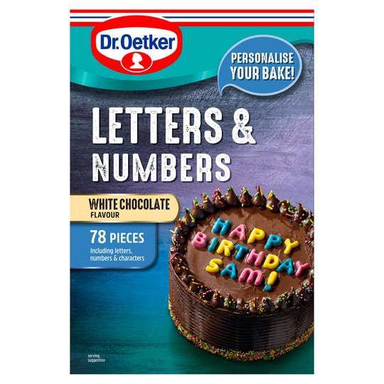 Dr Oetker Letters&Number Colour 40G