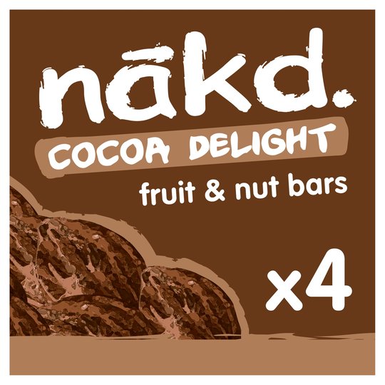Nakd Cocoa Delight Bars 4 Pack 140G