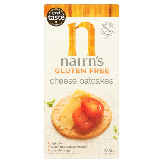 Nairns Gluten Free Cheese Oatcake 180G