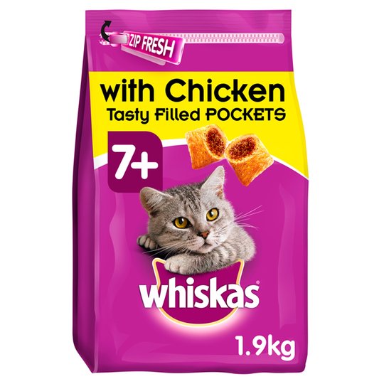 Whiskas Dry Complete Chicken +7 1.9Kg