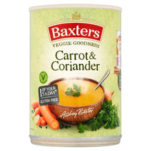 Baxters Super Good soups . Select from Drop list