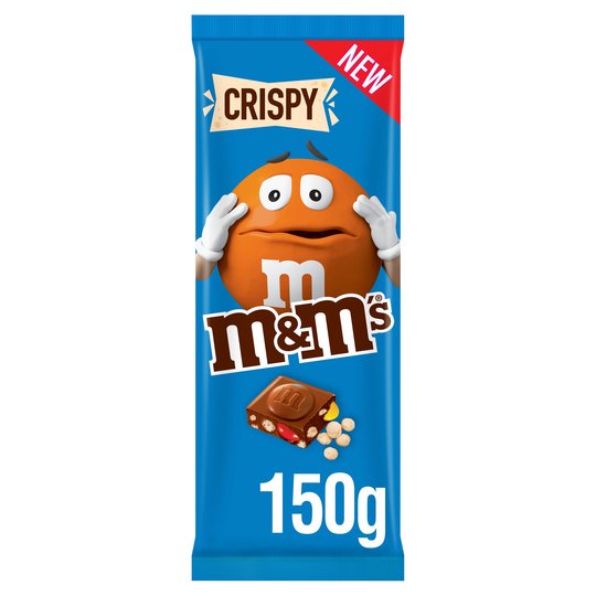 M&M's Crispy Milk Chocolate Block 150G