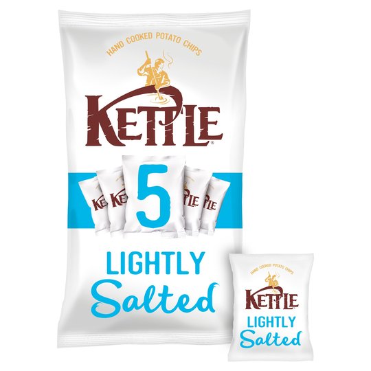 Kettle Lightly Salted Crisps 5X30g