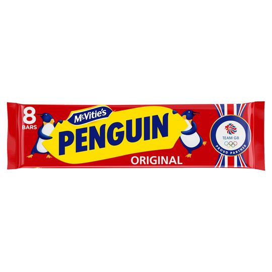 Mcvities Penguin Milk Chocolate Biscuit 8 Pack 196.8G