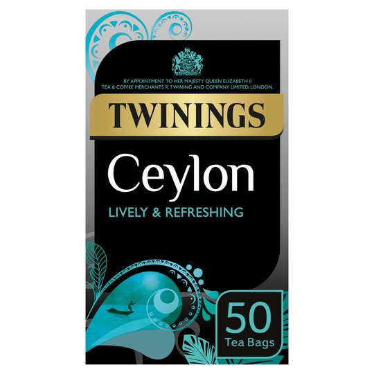 Twinings Ceylon 50 Teabags 125G