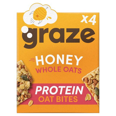 Graze Honey And Oat Bar 4 X 30G